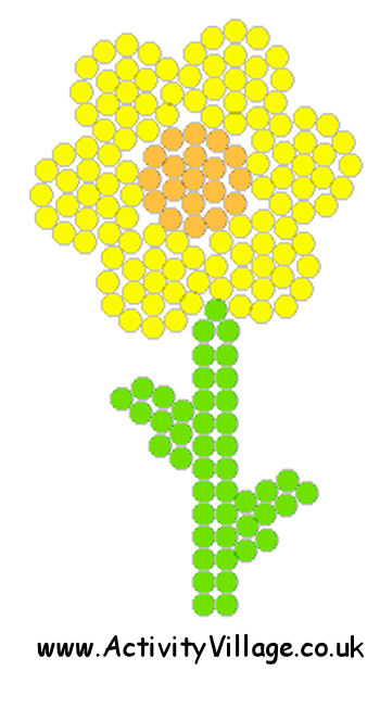 daffodil_fuse_bead_pattern
