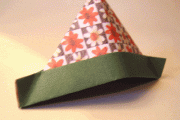 اوریگامی ساده کلاه